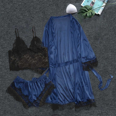 Gobestart Women Sexy Lace Lingerie Nightwear Underwear Sleepwear Dress 3PC SEet
Gobestart Women Sexy Lace Lingerie Nightwear Underwear Sleepwear Dress 3PC SEet