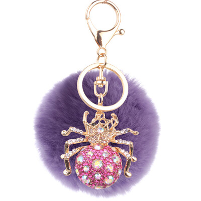 Keychain alloy studded spider hanging bag mobile phone accessories cute animal rex rabbit hair car pendant
Keychain alloy studded spider hanging bag mobile phone accessories cute animal rex rabbit hair car pendant