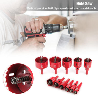 Greensen 11pcsset 16-53mm M42 High Speed Steel Bi-Metal Holesaw Cutter Hole Saw with Core Drill Bit
Greensen 11pcsset 16-53mm M42 High Speed Steel Bi-Metal Holesaw Cutter Hole Saw with Core Drill Bit