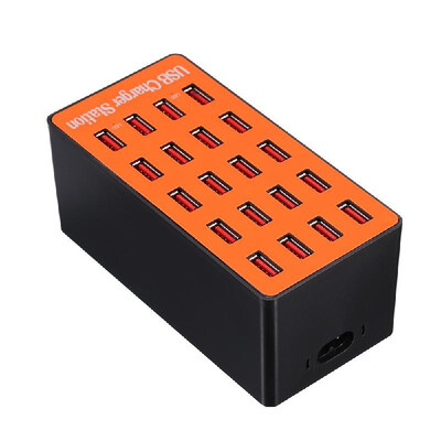 100W 20-Port USB Wall Charger Adapter Smart Charging Station with Auto Detect Tech&Foldable Plug for iPhone 7S6S5S4S for i
100W 20-Port USB Wall Charger Adapter Smart Charging Station with Auto Detect Tech&Foldable Plug for iPhone 7S6S5S4S for i