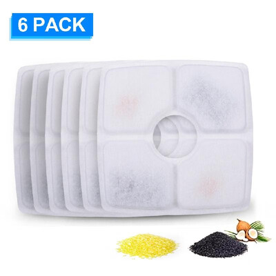 Cat Water Fountain Filters Replacement Filters for Pet Flower Veken Fountain Cat Water Fountain 6PCS
Cat Water Fountain Filters Replacement Filters for Pet Flower Veken Fountain Cat Water Fountain 6PCS