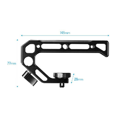 UURig R008 Universal Camera Top Handle Handgrip with Cold Shoe Mounts 15mm Rod Clamp 38 Inch Screw Lock Adopt for ARRI Standard
UURig R008 Universal Camera Top Handle Handgrip with Cold Shoe Mounts 15mm Rod Clamp 38 Inch Screw Lock Adopt for ARRI Standard