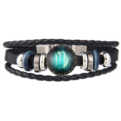 Bracelets Gift Newest Men Bracelet Male Item Constellation Bracelet Horoscope Charm
Bracelets Gift Newest Men Bracelet Male Item Constellation Bracelet Horoscope Charm