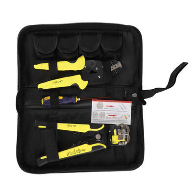Greensen 4 in1 Ratchet Terminals Crimp Plier Hand Cable Stripper Crimping Tool Set 24-10 AWG
Greensen 4 in1 Ratchet Terminals Crimp Plier Hand Cable Stripper Crimping Tool Set 24-10 AWG