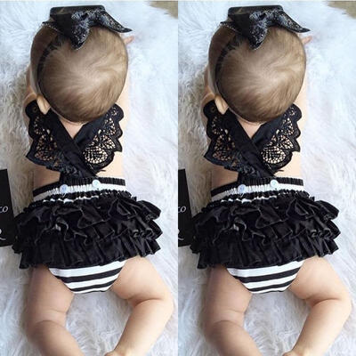 2017 Newborn Infant Kids Baby Girls Clothes Lace Jumpsuit Romper Bodysuit Headband Outfits Set 0-18M
2017 Newborn Infant Kids Baby Girls Clothes Lace Jumpsuit Romper Bodysuit Headband Outfits Set 0-18M