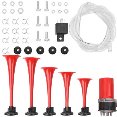 Universal Car Air Compressor Super Loud Electroplate Trumpet Set For Trucks Automobile Horn
Universal Car Air Compressor Super Loud Electroplate Trumpet Set For Trucks Automobile Horn