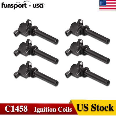 Ignition Coil Pack of 6 for 01-08 Ford Escape Five Hundred Freestyle Taurus - Mercury Mariner Montego Sable 30L V6
Ignition Coil Pack of 6 for 01-08 Ford Escape Five Hundred Freestyle Taurus - Mercury Mariner Montego Sable 30L V6