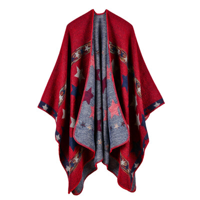 New Women Knitted Poncho Cape Star Oversized Cardigan Sweater Long Shawl Scarf Cashmere Pashmina
New Women Knitted Poncho Cape Star Oversized Cardigan Sweater Long Shawl Scarf Cashmere Pashmina