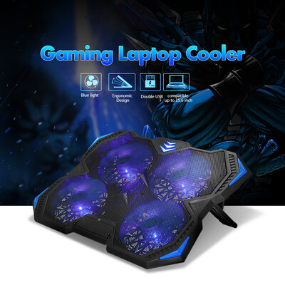 Gaming Laptop Cooler Notebook Cooling Fan USB Laptop Stand with Four Fans for Gaming Strong Wind Low Noise
Gaming Laptop Cooler Notebook Cooling Fan USB Laptop Stand with Four Fans for Gaming Strong Wind Low Noise