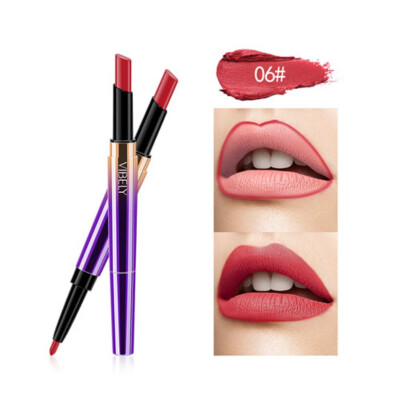 Semi-Matte 10 Color Double-end Lipstick Pencil Waterproof Long Lasting Red Lip Stick Matte Liner Pen Lipstick Lipliner Makeup
Semi-Matte 10 Color Double-end Lipstick Pencil Waterproof Long Lasting Red Lip Stick Matte Liner Pen Lipstick Lipliner Makeup