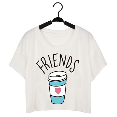Summer Women T Shirt O-Neck Short Sleeves Printed Ladies T-shirt Hamburg Chips Crop Top Best Friends
Summer Women T Shirt O-Neck Short Sleeves Printed Ladies T-shirt Hamburg Chips Crop Top Best Friends