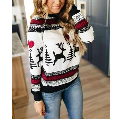 Womens Lady Long Sleeve Christmas Sweater Sweatshirt Jumper Winter Pullover Tops
Womens Lady Long Sleeve Christmas Sweater Sweatshirt Jumper Winter Pullover Tops