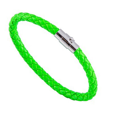 Creative Simplicity Magnetic Men Leather Rope Weaving Bracelet Hand Circle Unisex Pair Bracelet Jewellery Hot Gift
Creative Simplicity Magnetic Men Leather Rope Weaving Bracelet Hand Circle Unisex Pair Bracelet Jewellery Hot Gift