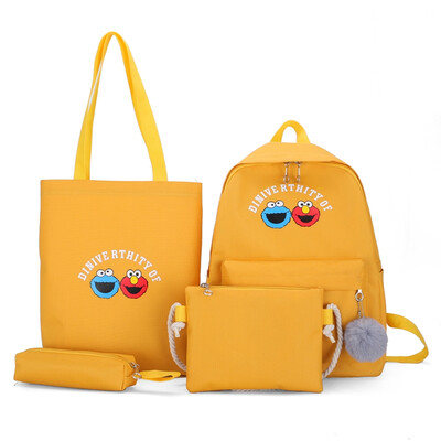 Junior high school students college Feng Xiao fresh backpack double shoulder bag female Korean version of four pieces of sesame st
Junior high school students college Feng Xiao fresh backpack double shoulder bag female Korean version of four pieces of sesame st