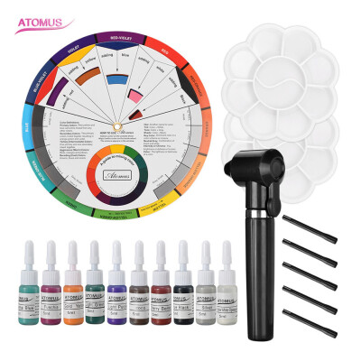 〖Follure〗Professional Tattoo Nail Pigment 12 Color Wheel Paper Card Delivers Three
〖Follure〗Professional Tattoo Nail Pigment 12 Color Wheel Paper Card Delivers Three