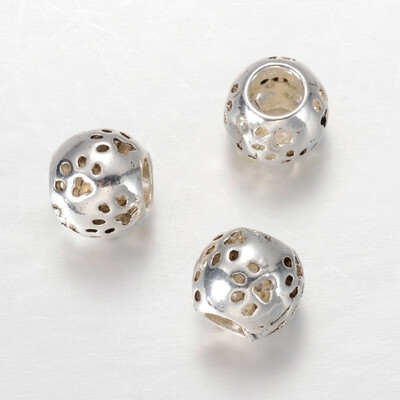 Rondelle Tibetan Style Alloy European Large Hole Beads Antique Silver 10x9mm Hole 4mm
Rondelle Tibetan Style Alloy European Large Hole Beads Antique Silver 10x9mm Hole 4mm