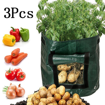Gobestart DIY Potato Grow Planter PE Cloth 3Pcs Planting Container Bag Thicken Garden Pot
Gobestart DIY Potato Grow Planter PE Cloth 3Pcs Planting Container Bag Thicken Garden Pot