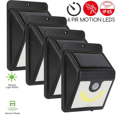 〖Follure〗4pc LED Solar Powered Wall Light Motion Sensor Outdoor Garden Security Lamp
〖Follure〗4pc LED Solar Powered Wall Light Motion Sensor Outdoor Garden Security Lamp