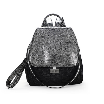 Fashion backpack female 2019 summer new Korean version of the wild mesh cloth sequins large capacity travel canvas backpack
Fashion backpack female 2019 summer new Korean version of the wild mesh cloth sequins large capacity travel canvas backpack