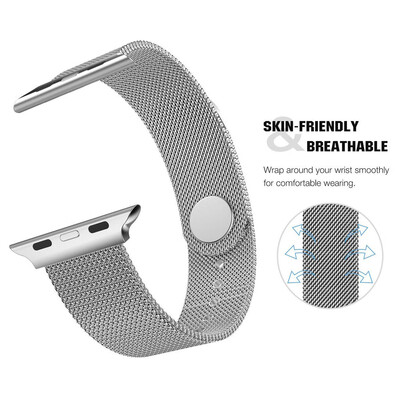〖Follure〗Magnets Milanese Loop Mesh Metal Replacement Strap For Apple Watch 432 3840mm
〖Follure〗Magnets Milanese Loop Mesh Metal Replacement Strap For Apple Watch 432 3840mm