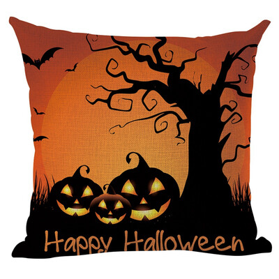 Happy Halloween Flax Square Pillow Case Witch Pumpkin Pattern Decorative Throw Pillow Cover for Home Bar Halloween Home Supplies
Happy Halloween Flax Square Pillow Case Witch Pumpkin Pattern Decorative Throw Pillow Cover for Home Bar Halloween Home Supplies