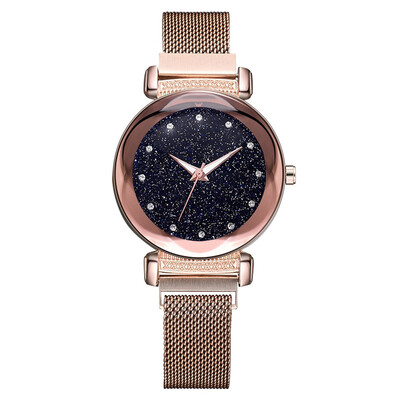 Luxury Rose Gold Women Watches Starry Sky Magnetic Female Wristwatch Rhinestone Clock relogio feminino montre femme 533
Luxury Rose Gold Women Watches Starry Sky Magnetic Female Wristwatch Rhinestone Clock relogio feminino montre femme 533