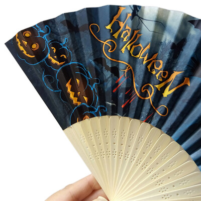 〖Follure〗Halloween Pumpkin skull spider witch Hand Carved Bamboo Folding Fan Style Wooden
〖Follure〗Halloween Pumpkin skull spider witch Hand Carved Bamboo Folding Fan Style Wooden