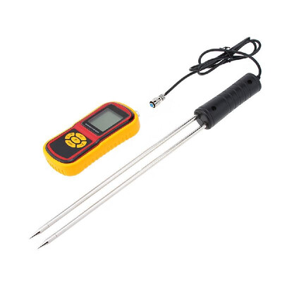 GM640 Portable Digital Grain Moisture Meter with Measuring Probe LCD Display Tester for Corn Wheat Rice Bean Wheat Hygrometer
GM640 Portable Digital Grain Moisture Meter with Measuring Probe LCD Display Tester for Corn Wheat Rice Bean Wheat Hygrometer
