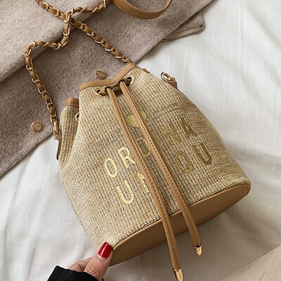 Fall linen bag 2019 popular new Korean Joker Messenger bag chain bag fashion bucket bag
Fall linen bag 2019 popular new Korean Joker Messenger bag chain bag fashion bucket bag