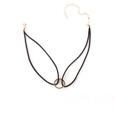 Simple&stylish Leather clavicle chain Necklace gold alloy Girl Short necklace Accessories
Simple&stylish Leather clavicle chain Necklace gold alloy Girl Short necklace Accessories