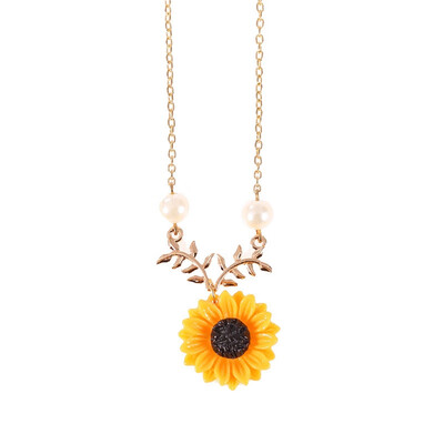 1pc Charm Sunflower Pendant Chain Necklace for Women Simple Pearls Princess Bride Bridesmaid Romantic Drop Necklaces Collares
1pc Charm Sunflower Pendant Chain Necklace for Women Simple Pearls Princess Bride Bridesmaid Romantic Drop Necklaces Collares