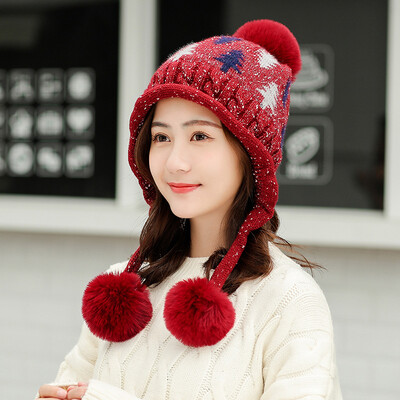 Wool Hat Female Winter Hundred Sets Korean Edition Sweet Tide Plushing Thickened Warm Knitted Cap Lovely Ear&Moon Cap
Wool Hat Female Winter Hundred Sets Korean Edition Sweet Tide Plushing Thickened Warm Knitted Cap Lovely Ear&Moon Cap