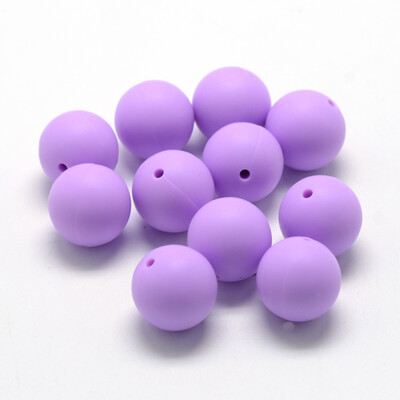 Food Grade Environmental Silicone Beads Chewing Beads For Teethers DIY Nursing Necklaces Making Round MediumPurple 12mm Hole
Food Grade Environmental Silicone Beads Chewing Beads For Teethers DIY Nursing Necklaces Making Round MediumPurple 12mm Hole