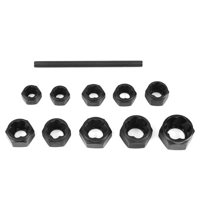 Greensen 11pcs Set 9-19mm Damaged Nut Bolt Remover Stud Extractor Locking SocketBolt Remover Nut Bolt Extractor
Greensen 11pcs Set 9-19mm Damaged Nut Bolt Remover Stud Extractor Locking SocketBolt Remover Nut Bolt Extractor