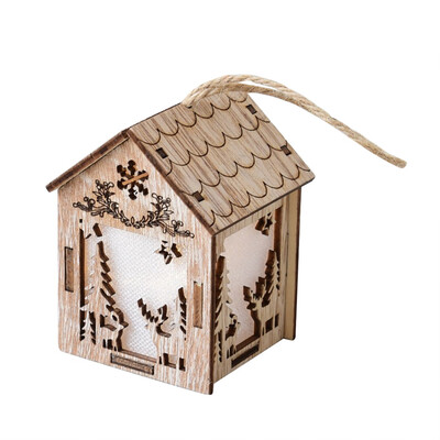 Gobestart LED Light Wood House Cute Christmas Tree Ornaments Holiday Decoration 85x58cm
Gobestart LED Light Wood House Cute Christmas Tree Ornaments Holiday Decoration 85x58cm