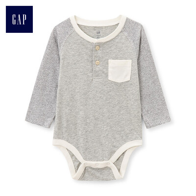 GAP flagship store childrens clothing male baby long-sleeved Henry collar jumpsuit baby clothes romper 374340 light gray ash 59cm 3-6 months
GAP flagship store childrens clothing male baby long-sleeved Henry collar jumpsuit baby clothes romper 374340 light gray ash 59cm 3-6 months