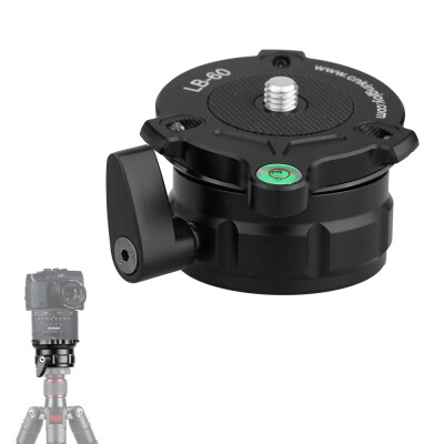 69mm Speedy Adjustable Leveling Base Panning Level with Offset Bubble Level for All Tripods with 14" 38" Thread
69mm Speedy Adjustable Leveling Base Panning Level with Offset Bubble Level for All Tripods with 14" 38" Thread