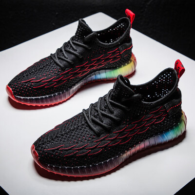 Fashion tide models colorful bottom fish scales mens shoes fashion flying woven sports youth breathable mens shoes
Fashion tide models colorful bottom fish scales mens shoes fashion flying woven sports youth breathable mens shoes