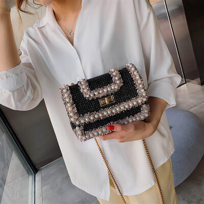 Tailored Vintage Women Woven Pearl Shoulder Bag Messenger Bag Crossbody Bag Beach Bag
Tailored Vintage Women Woven Pearl Shoulder Bag Messenger Bag Crossbody Bag Beach Bag