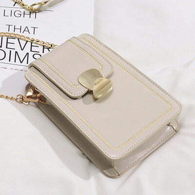 Shangxinyang temperament 2019 new fashion hundred lap oblique satchel simple chic chain mobile phone bag
Shangxinyang temperament 2019 new fashion hundred lap oblique satchel simple chic chain mobile phone bag