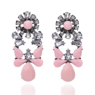 EK808 European & American Big Brand Vintage Gem Crystal Pearl Bow Drop Earrings for Women Fashion Punk Rock Club Jewelry Brincos
EK808 European & American Big Brand Vintage Gem Crystal Pearl Bow Drop Earrings for Women Fashion Punk Rock Club Jewelry Brincos
