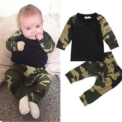 Kids Fashion TopLong Pants T-shirt Cute Newborn Baby Camouflage Long Sleeve Outfit Clothes Set
Kids Fashion TopLong Pants T-shirt Cute Newborn Baby Camouflage Long Sleeve Outfit Clothes Set