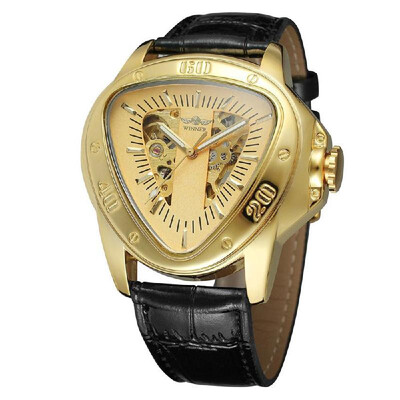 Winner Fashion Sports Triangle Dial Golden Skeleton Mysterious Watch Men Luxury Automatic Mechanical Wrist Watches
Winner Fashion Sports Triangle Dial Golden Skeleton Mysterious Watch Men Luxury Automatic Mechanical Wrist Watches