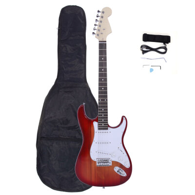 Ktaxon Rose Wood Fingerboard Electric Guitar Monochrome Gigbag Cord Strap Accessor
Ktaxon Rose Wood Fingerboard Electric Guitar Monochrome Gigbag Cord Strap Accessor