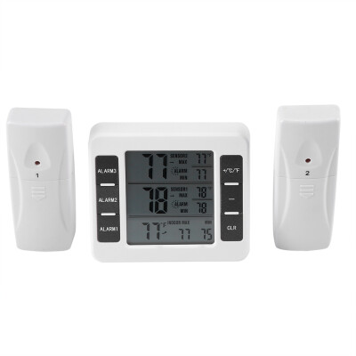LCD Wireless Digital Freezer Thermometer Indoor Outdoor Audible Alarm Sensor New
LCD Wireless Digital Freezer Thermometer Indoor Outdoor Audible Alarm Sensor New