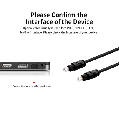 OD40 Digital Optical Audio Cable Gold-plated Toslink Cable Digital Optical Fiber Square Interface 3m984ft Black
OD40 Digital Optical Audio Cable Gold-plated Toslink Cable Digital Optical Fiber Square Interface 3m984ft Black