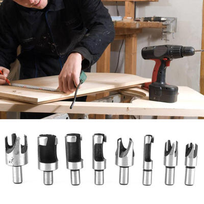 Greensen 8pcs Carbon Steel Woodworking Hole Wood Plug Cutter Cutting Tool Drill Bit Set
Greensen 8pcs Carbon Steel Woodworking Hole Wood Plug Cutter Cutting Tool Drill Bit Set