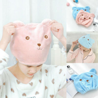 Cute Microfiber Hair Turban Quickly Dry Hair Hat Wrapped Towel Bathing Cap Towel
Cute Microfiber Hair Turban Quickly Dry Hair Hat Wrapped Towel Bathing Cap Towel