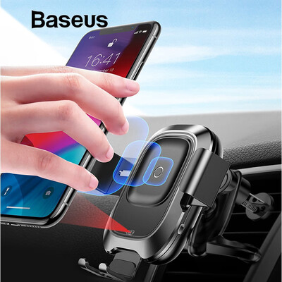 Baseus Smart Qi Wirless Charging Phone Holder for iPhone XS XR Samsung S9 Note8 Intelligent induction Car Phone Holder for HuaWei
Baseus Smart Qi Wirless Charging Phone Holder for iPhone XS XR Samsung S9 Note8 Intelligent induction Car Phone Holder for HuaWei