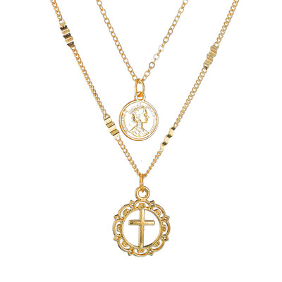 Multiple Styles Trendy Cross Heart Moon Necklaces For Women Charm Gold Chain Necklace Collier Multicouche Female Party Jewelry
Multiple Styles Trendy Cross Heart Moon Necklaces For Women Charm Gold Chain Necklace Collier Multicouche Female Party Jewelry